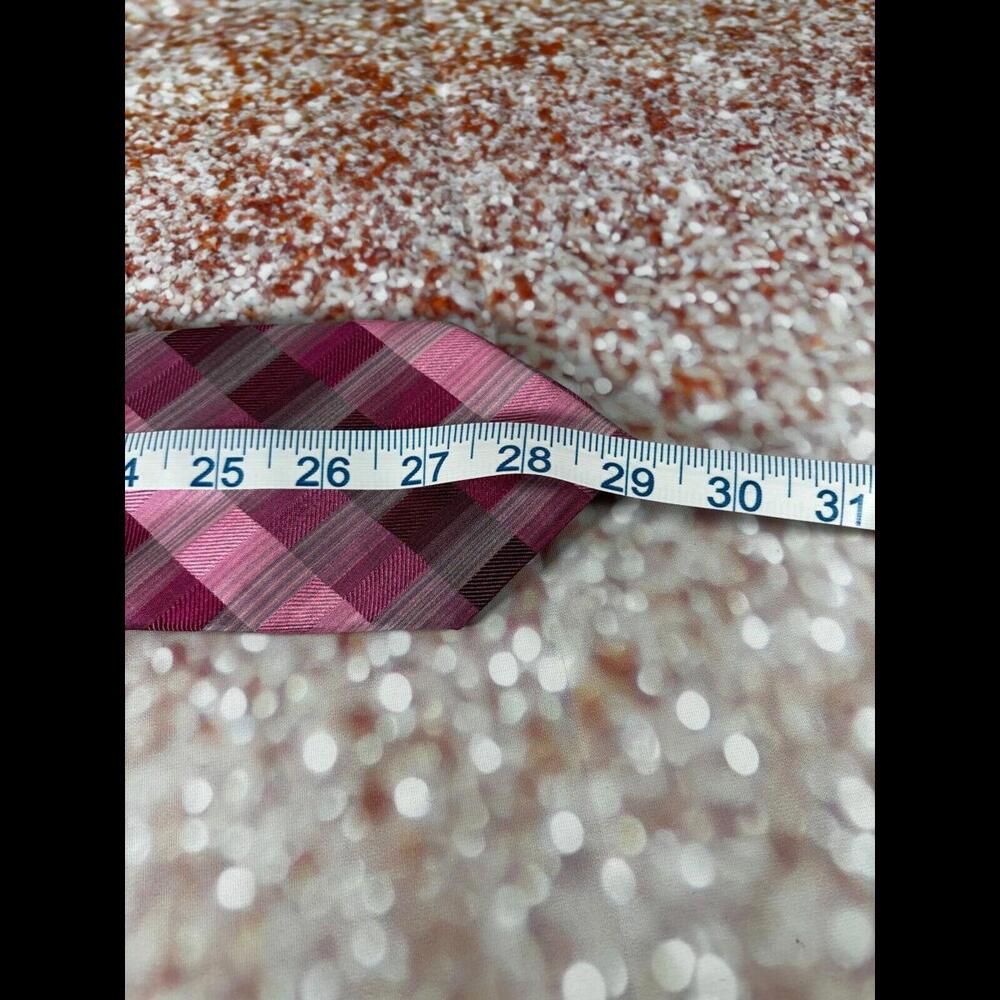 NWT JOHN ASHFORD Men's Pure Silk Tie ~ Hot and Cold ~ 100% SILK - Picture 5 of 6